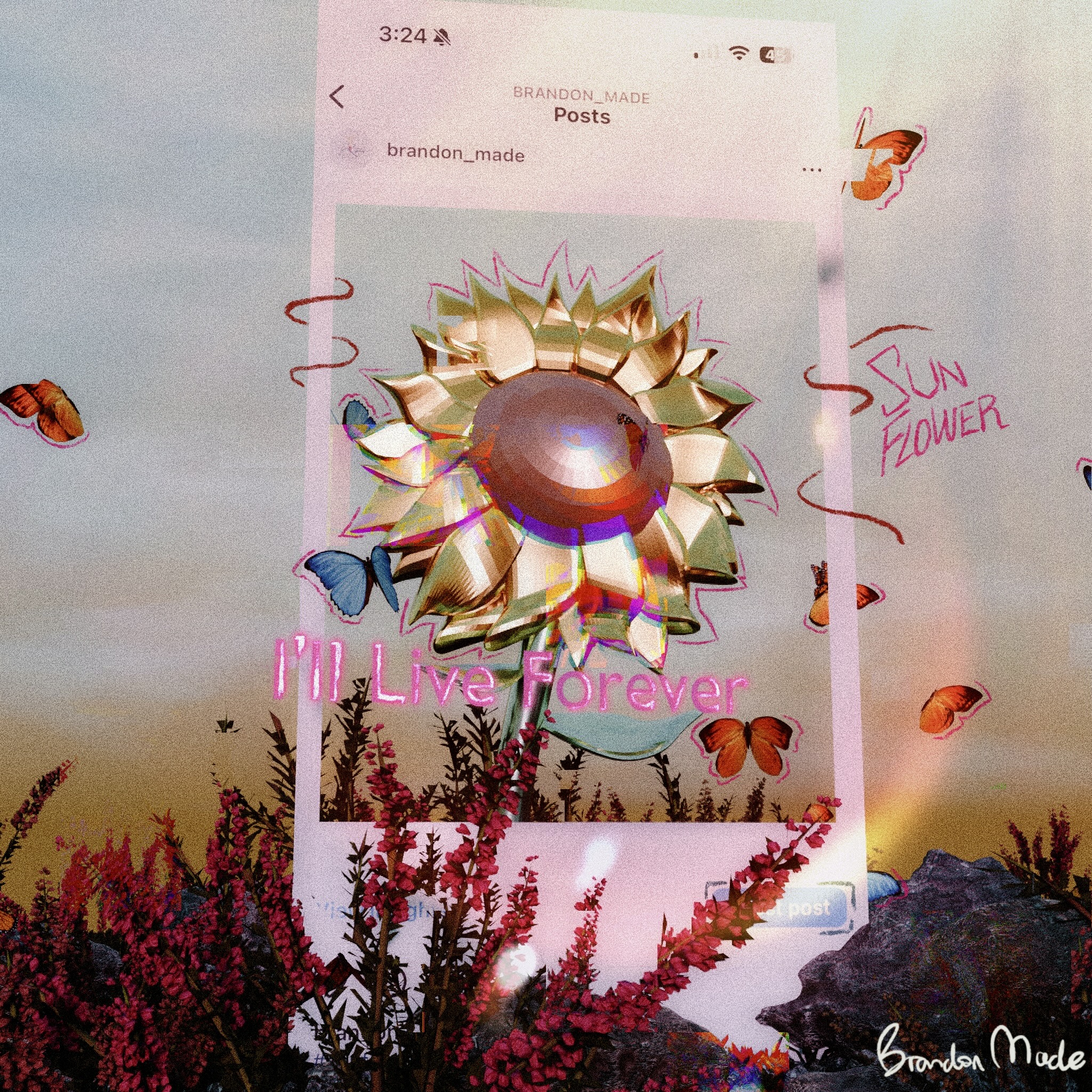 digital sunflower